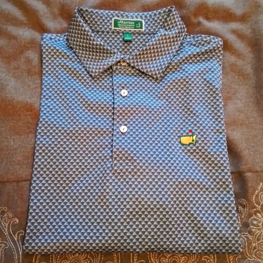 Masters Peter Millar Limited Edition Clubhouse Collection Crow's Nest Polo - L - Picture 11 of 11